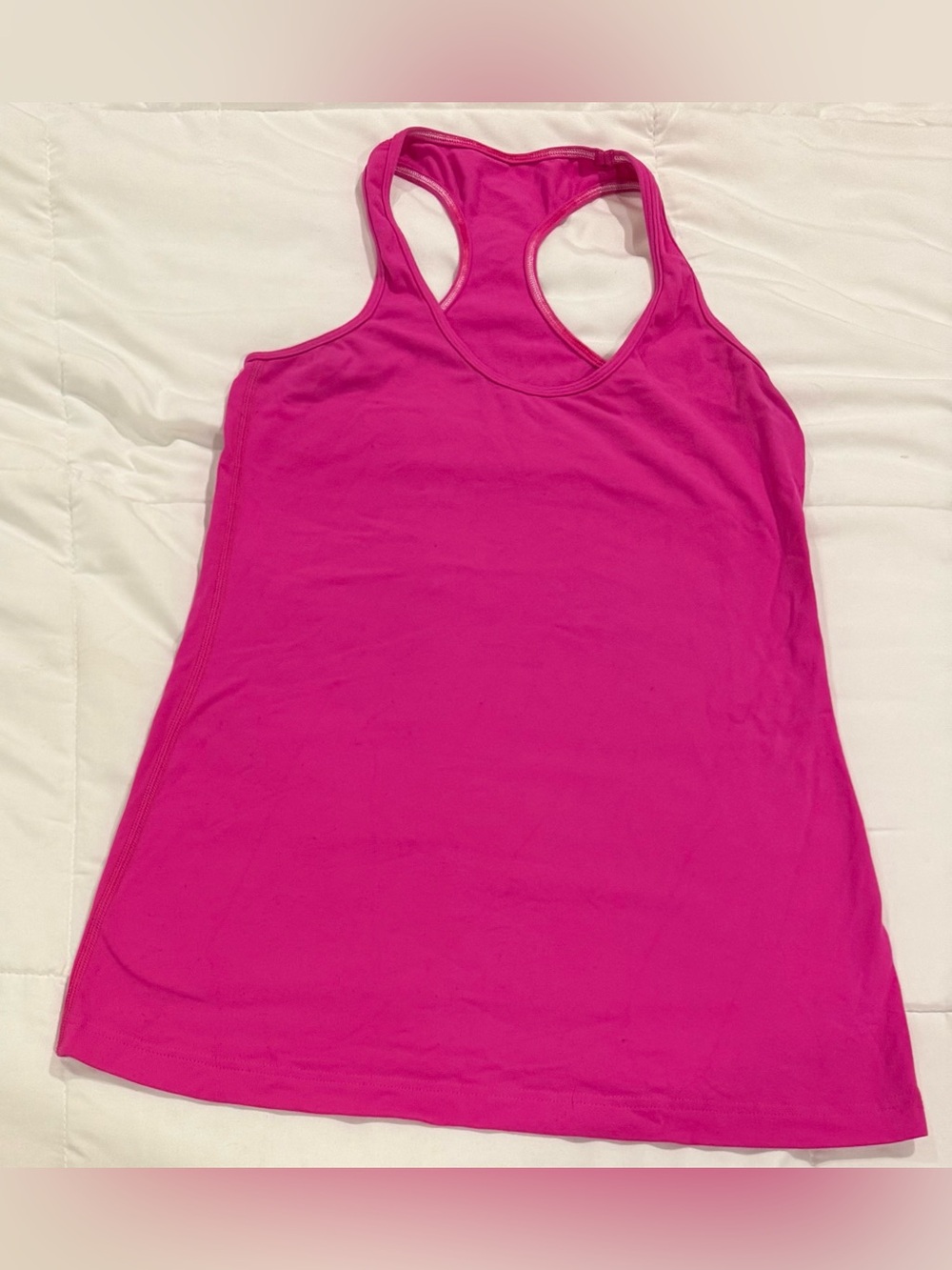 Lululemon Hot Pink Cool Racerback Workout Tank Top – Vibrant & Lightweight!